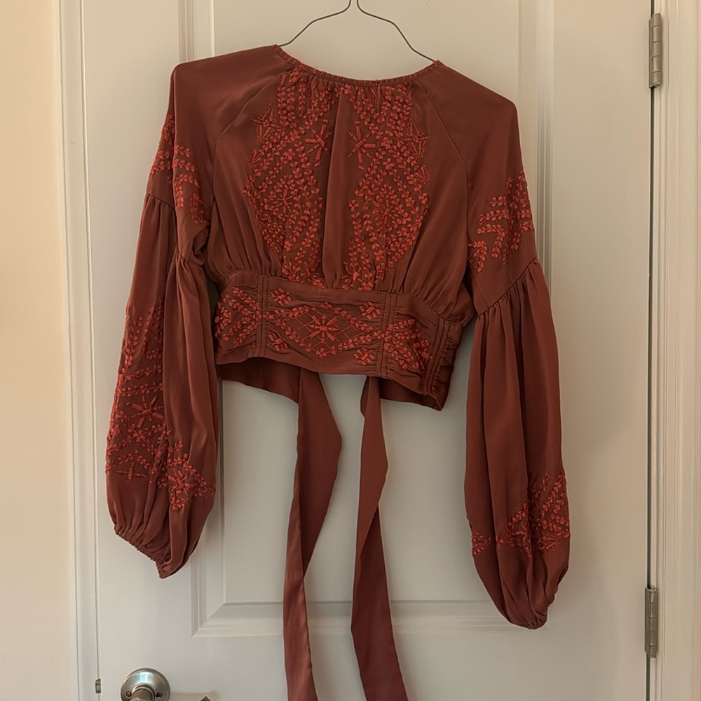 Shiny free people top